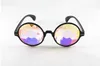 Kalejdoskop Okulary Dzieci Retro Geometryczne Obiektyw Rainbow Sunglass Unisex Fantasy Okulary Nowa Moda Uroczysty Party Glasses 6style Tzyq1166