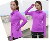 Running Jackets Korean Style Quick Drying Breathable Yoga Shirts With Thumb Hole Long Sleeved Hooded Sports Jacket Tops Wear