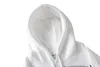 Nieuw standbeeld van vrijheid Off Fashion White Black Mens Designer Hoodies Cotton Casual Hoodie Loose Sweatshirts Blue Whirt Color S6223932