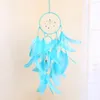 LED Light Dream Catcher Faimmade Feathers Car Home Mur Hanging Decoration Ornement Gift Dreamcatcher Wind Chime Party Decoration 8499074