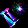 Decorazioni per feste Fibra ottica Lampada Luce Vacanza Matrimonio Fibra ottica LED Festivo Natale Colorato lampeggiante stellato incandescente fiore in fibra di gemma