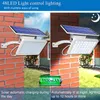 Lampade solari da 800lm Lampada da giardino 48leds IP65 Integrano applique da parete per esterni ad angolo regolabile per lampione stradale diviso