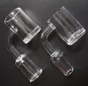 Domeless Quartz banger 4mm thick quarts banger nail male female clear joint quartz nails banger 45 90 degree 10 14 mm 18mm2148375