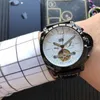 Luxury Fashion Mens Watches Top Brand Designer Mechanical Automatic Watch All Dials fungerar äkta läderrem elbandsur för me1873