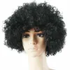 Rozmiar: Regulowane Peruki Syntetyczne Wybierz kolor i styl 70. 80s Disco Circus Afro Clown Własne Wig Fancy Dress Up Costume Curly Wig Prezent