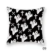 Halloween Skull Pillow Case Halloween Pillow Case Decorative Throw Pillows Case Sugar Skull Halloween Cushions Cover