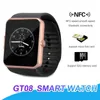GT08 Bluetooth Smart Watch met SIM-kaartsleuf NFC Gezondheidsarmband voor Android Samsung iPhone Smartphone PK DZ09