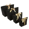 5 Farben Papier-Geschenktüte Boutique-Kleidungsverpackung Einkaufstaschen für Geburtstagsgeschenkverpackung mit Griff