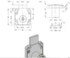 Kontorslådan Lås Skåp Skåp Bröstlås Järn Skåp Möbler Datorbordslås Förlängning 22mm / 32mm