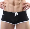 Nieuwe jongen zwempakken bokser man sexy snel droge zwem shorts creatief strand zwempak maillot de bain strand dragen nieuwe mode281a