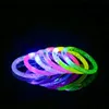 Led Glitter Bracciale Bandgle LED Crystal Gradient Color Hand Ring Acrilico Glow Flash Light Sticks Party Dance Xmas Supplies GIOCATTOLI HH7-1447