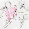 Drive Safe I need you here Stainless steel Keychain Key Chain Keyring Car Keychains Car Safe driving angel wing pendant YD0591