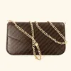 M61276 Pochette Felicie Womens Designer Fashion Chain Wallet Handv￤ska Kv￤llskoppling axel tygv￤ska handv￤ska nyckelp￥se pochette tillbeh￶r