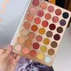 35 Colors Brown Orange Matte Pearlescent Glitter Sequins Eyeshadow Palette Pigment Eye Shadow Makeup Palette Cosmetics Whole4019994