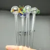 Cachimbo de água de vidro pequeno colorido para cachimbo de água, acessórios para tubos de água de vidro, frete grátis