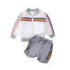 Pudcoco Girl Set 1Y-7Y米国の新生児の赤ちゃん女の子長袖コート+ベスト+ショートパンツ衣装サマー1