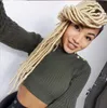 6 Packs Tête Complète Dreadlock Vin Rouge Extensions de Cheveux Synthétiques Crochet Tresses Doux Faux Serrures Tressage Synthétique Dreadlock Expédition Express