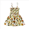 Baby Girls Dresses Kids Summer Fruit Dress Mango Pineapple Lemon Dress Condole Belt Strapless Princess Sundress C75293458649