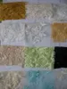 Weiße elegante Boho-Kleider mit langen Ärmeln, Spitzenapplikationen, Seitenschlitz und Tüllkleidern, neues elfenbeinfarbenes Land-Strandhochzeitskleid