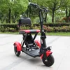 Ouderly Travel Electric Tricycle Electric-Scooters 300W 36V Three Wheels Folding Electrics Scooter voor uitgeschakeld met stoel