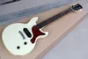 Factory Custom Cream Electric Guitar with Fretless,Chrome Hardware,Rosewood Fretboard,Red Tortoise Pickguard,Offer Customized