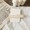 1Pc Trendy Hollow Geometric Hair Clips For Women Korea Style Hair Barrettes Waterdrop Styling Girls Handmade Wood Hairpins4678610