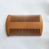 Pocket Wood Beard Comb Double Sides Super smala tjocka trä Combs Pente Madeira Lice Pet Hair Tool Epacket 4670005