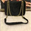Ladies Shoulder Bags Classic Gold Chain Handbag Woman Velvet Heart Style Lady Tote Messenger Purse Top Quality