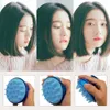 1Pc hairbrush soft hair Silicone shampoo brush wide tooth comb head body scalp Massage comb Hair Scalp Massager Shampoo Scalp Care6383668