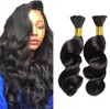 Hair Bulk For Braiding Indian Hair Loose Wave Style 300g Human Braids Curly