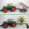 RC Tractor Farm Tractor 2 4G Remoto de control remoto Rake 116 Simulaci￳n alta 38 5 cm Veh￭culo de construcci￳n Ni￱os Juguetes Hobby T200115237P