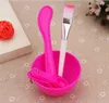 New Health 4 in 1 DIY Facial Mask Mixing Bowl Brush Spoon Stick Tool Face Care Set High Quality XB19321262