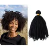 Afro Curly Hair Bundles Remy HumanHair Weaves Weft Kinky Curl Färbbare Haarverlängerungen in natürlicher Farbe