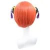 Gintama Kagura Cosplay Wigs 30cm/11.81inches Short Orange Wig