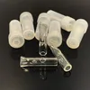 Glass Joint Holder Roll Paper Cones Cigarette Tips Breakage-proof Individual Package Clear Borosilicate Glass Smoking Tube Pipe