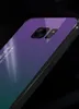 Ultra Slim Gradient Color Tempered Glass Case för Samsung Galaxy S7 S8 S8+ Note8 S9 S9+ Note 9 S10 S20 S21 S22 S23