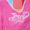 jojo siwa kläder set 412t barn flickor blixtlås hoodies byxor bit uppsättningar 110150 cm barn designer kläder flickor zss356221k9238975