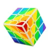 Cube magique inégal Puzzle jeu jouets adultes et enfants apprentissage coloré cadeaux éducatifs Magico Cubo jouet 3x3x3