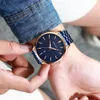 Fashion Quartz kijkt voor mannen curren nieuwe herenhorloge roestvrijstalen band klok mannelijke blauwe polshorloge causaal zakelijk horloge