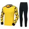 Running set fall and winter quick-drying outdoor long-sleeved sports suit boy adult soccer goalkeeping matches football jogging suit