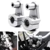 Handlebars 1 Pair Clamp Riser Mount Professional 22/28mm Universal Aluminum Alloy Direct Fit Practical Modification Motorcycle