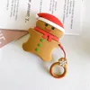 Custodia per cuffie Cartoon Christmas Santa per Apple Airpods 1 2 Custodia protettiva in silicone per auricolari 50 pezzi/lotto