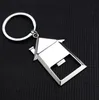 House Shaped Keychains with Bottle Opener Novelty Keyrings Wine Beer Beverage Opening Tools Gifts for Events4142534