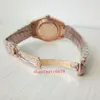 relógio de alta qualidade de luxo 41mm 21823583215 Dial marrom 18k Bracelet de ouro rosa duplo calendário automático Men039s Watch Watches6384319
