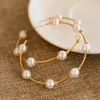 Orecchini da donna Orecchini per perle orecchini per perle per le donne cuore lunghi cerchio orecchino gioielli moda 2020 geometrico kolczyki orecchino