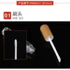5 ML Vintage Bambu Paketleme Şişesi Boş Dudak Parlatıcısı Konteynerler Balsam Tüp Kozmetik Kaplar Ambalaj Ruj DIY