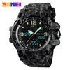 SKMEI Sport All'aria Aperta Della Vigilanza Degli Uomini 5Bar Impermeabile Militare Camouflage Orologi Doppio Display Orologi Da Polso relogio masculino 1155B293Q