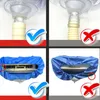 Luftkonditioneringskåpa Tvättvägg Monterad luftkonditionering Rengöring Skyddande dammskydd Rengör verktygsdragningsbälte för 1-3P
