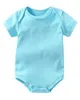 Vestiti per bambini Bambini Pagliaccetti in pizzo Toddle Ins Tute solide Neonato Boutique di moda Pagliaccetti Neonato Estate Tute in cotone Panno LTYP118