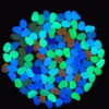 Nicrew 10Pcs Nice Glow in the Dark Pebbles Artificial Luminous Stone Walkway Aquarium Accessories Fish Tank Decor